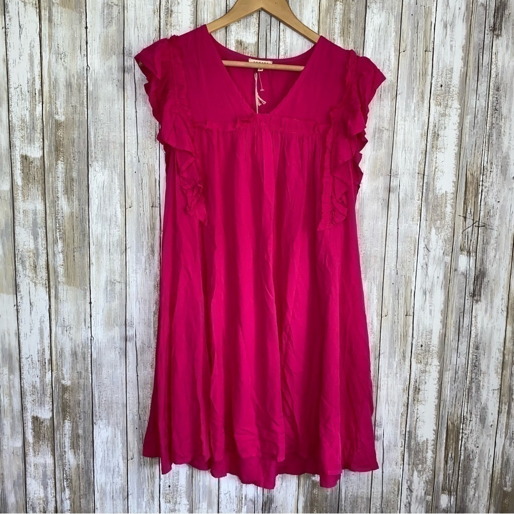 NWT Jodifl Pink Magenta Dress With Pockets